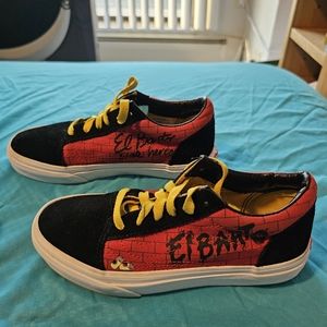 Vans x The Simpsons El Barto SK8-LOW Skate Shoes Sneakers, Kid's Size 2.5, VGUC